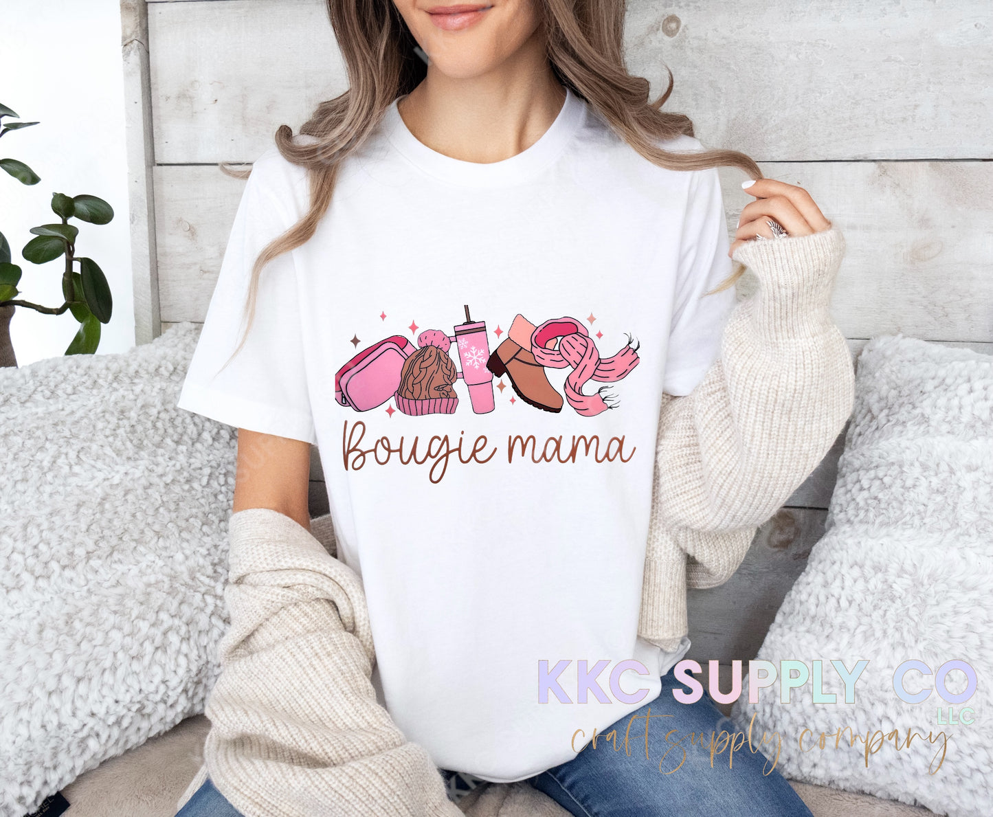 #101-Bougie Mama DTF T-Shirt Transfer