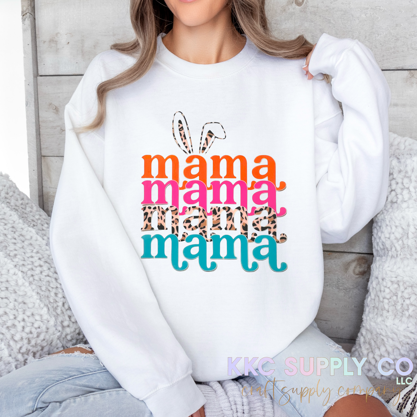 #158-Easter Bunny Mama T-Shirt Transfer