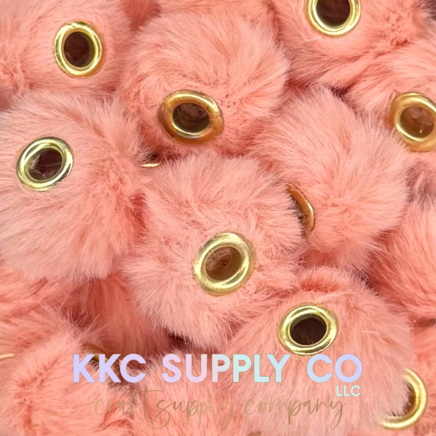 Fluffy Peachy Pink 20mm Spacer