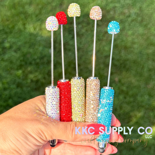Rhinestone Beadable Stylus/Pen Combo