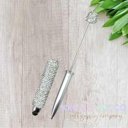 Rhinestone Beadable Stylus/Pen Combo