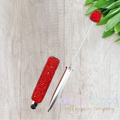 Rhinestone Beadable Stylus/Pen Combo