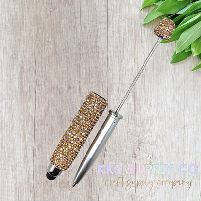 Rhinestone Beadable Stylus/Pen Combo