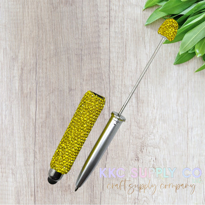 Rhinestone Beadable Stylus/Pen Combo