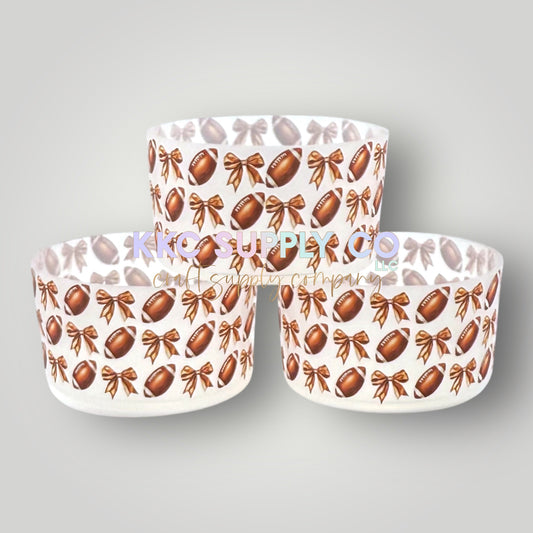 Football Bow Tumbler Boot