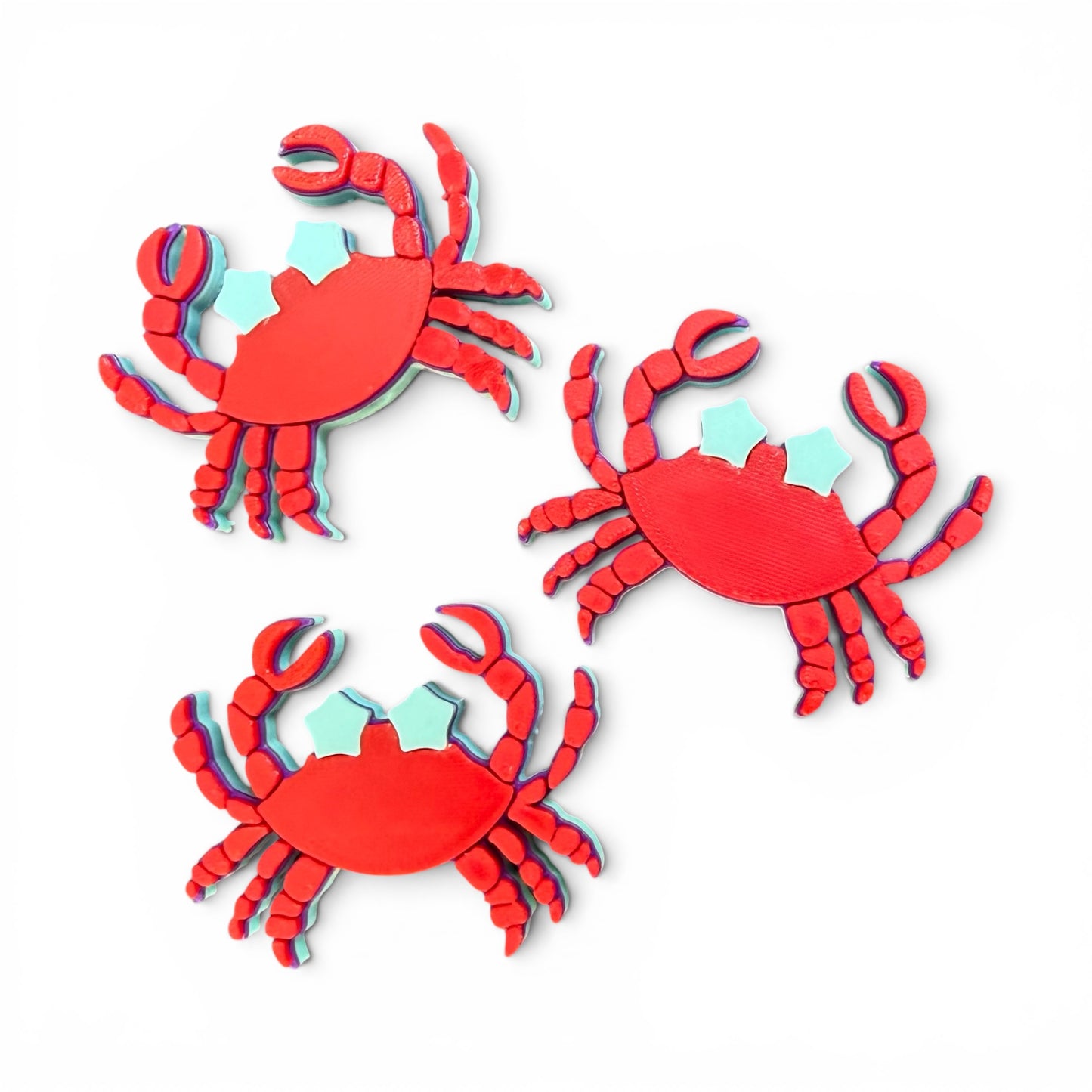 3D Printed Crab Focal Bead