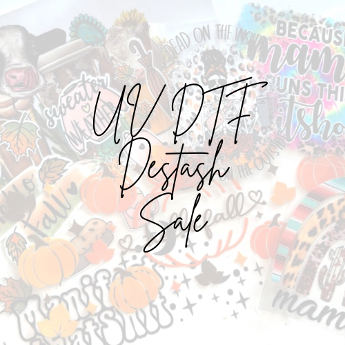 UV DTF DESTASH SALE-5 Mystery Wraps and/or Decals-Please read description below