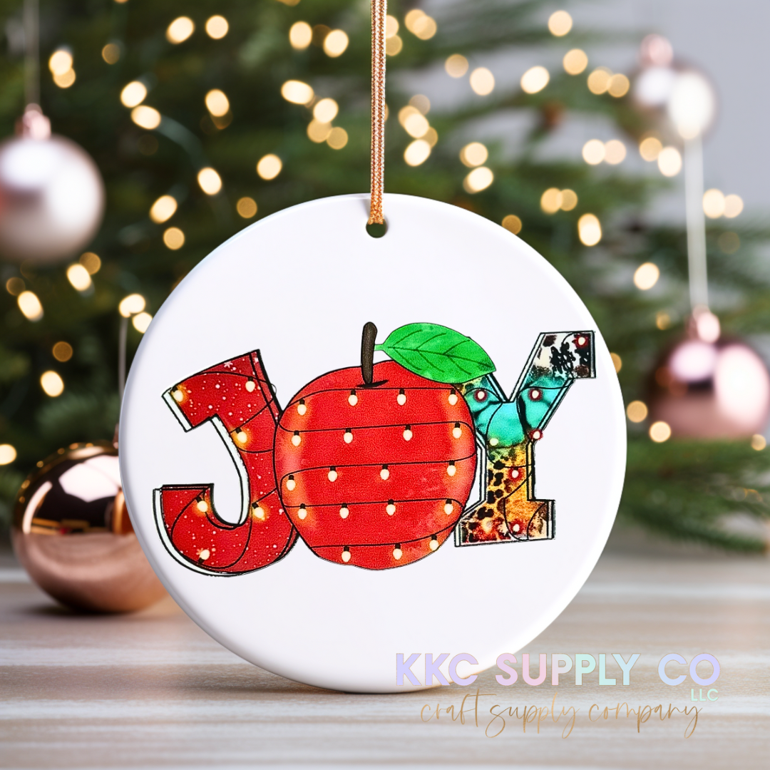 UVCO26-Joy UV DTF Christmas Ornament Decal