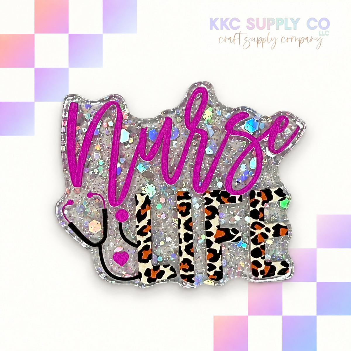 AT158 acrylic flatback by KKC Supply Co