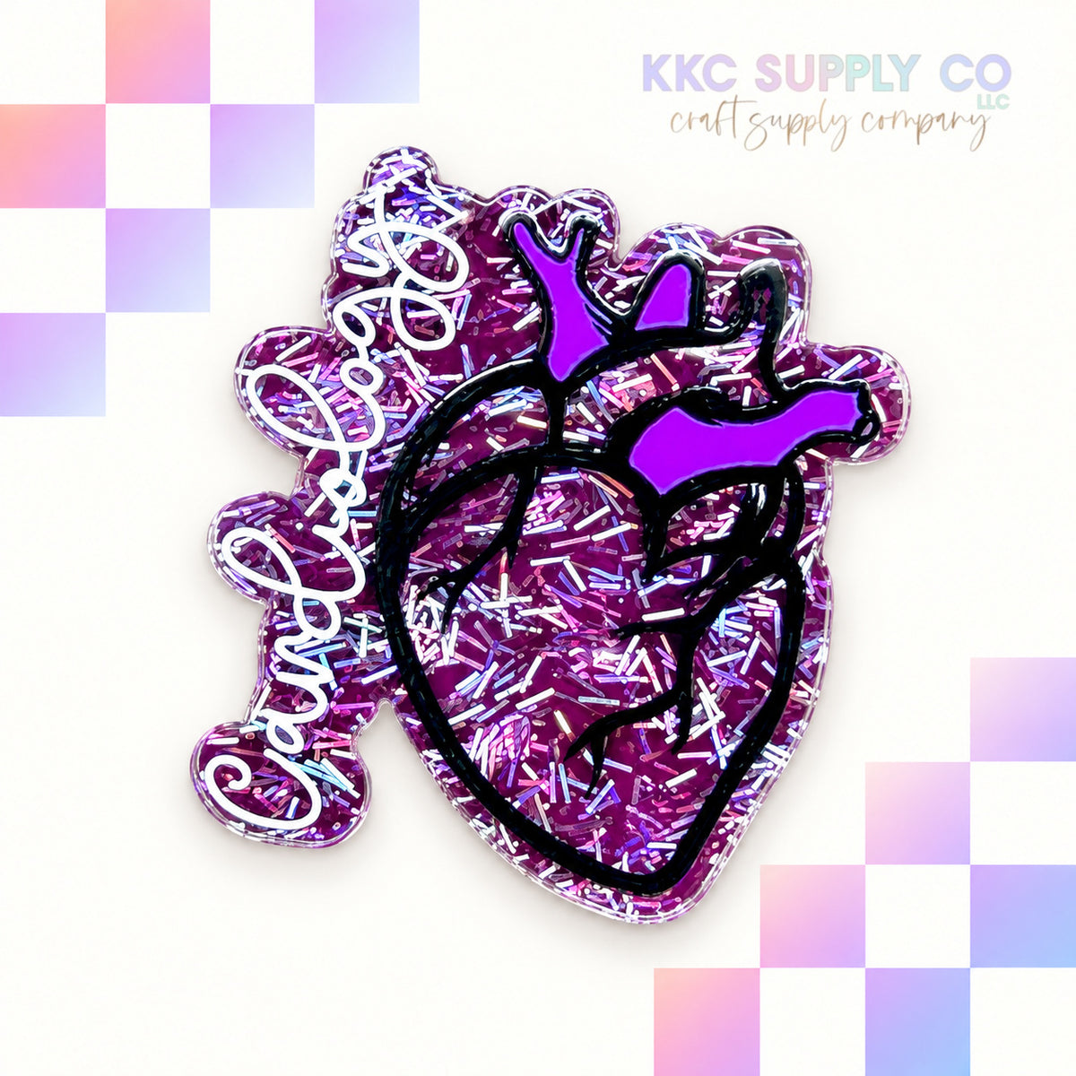 AT52 acrylic flatback by KKC Supply Co