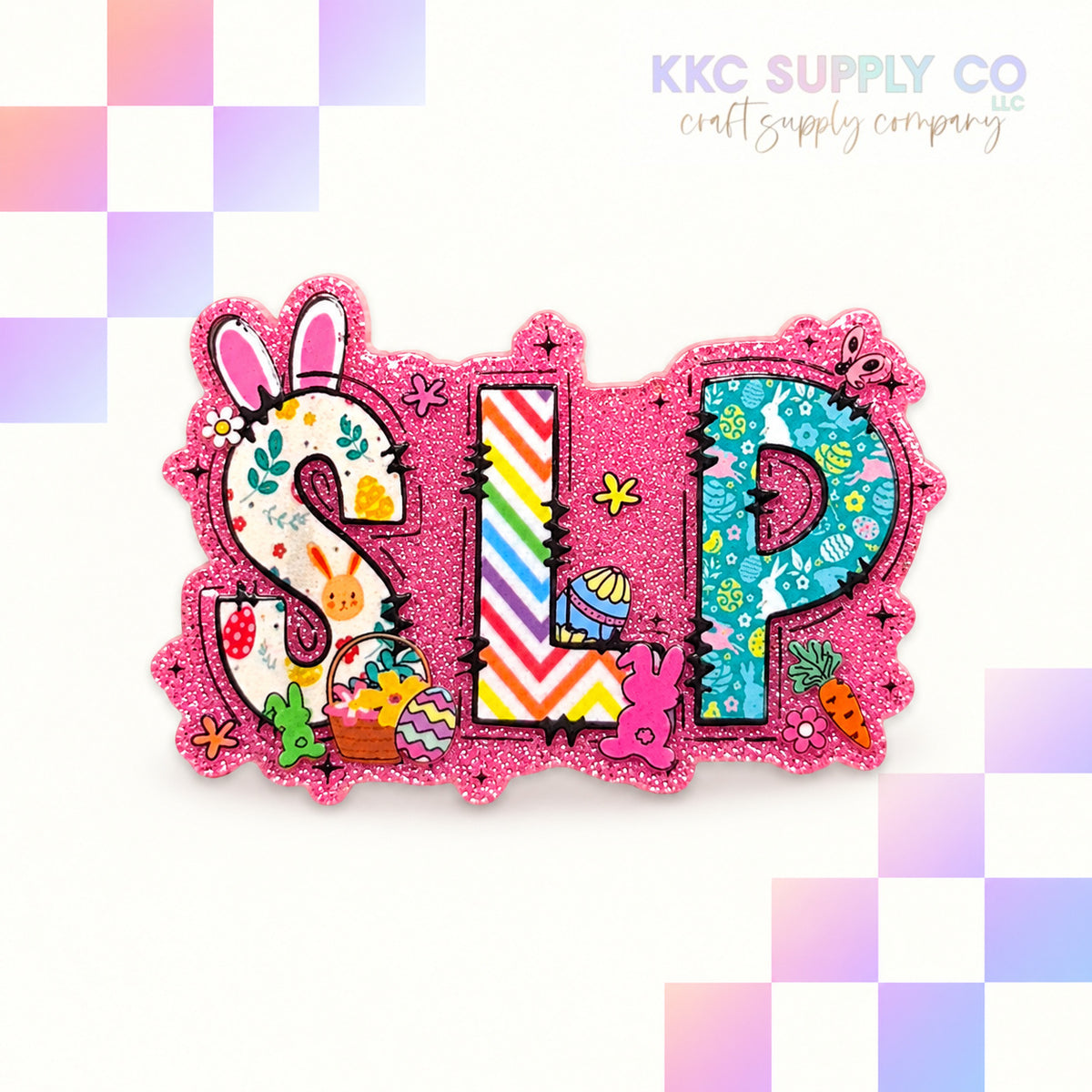 Easter SLP acrylic flatback - KKC Supply Co