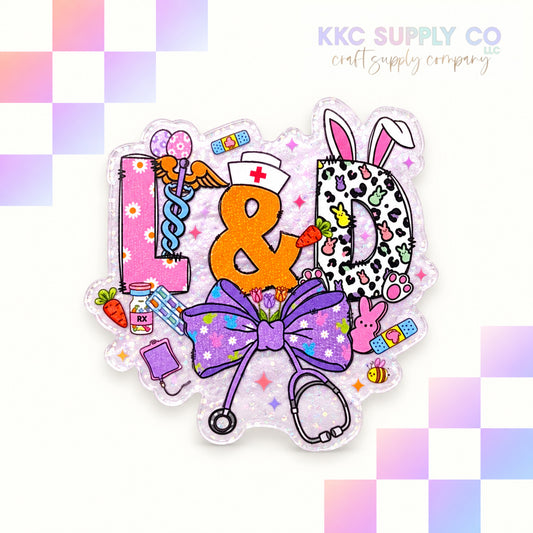 Easter L&D acrylic flatback - KKC Supply Co
