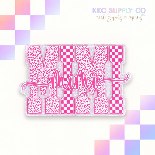 Leopard Mimi acrylic flatback - KKC Supply Co