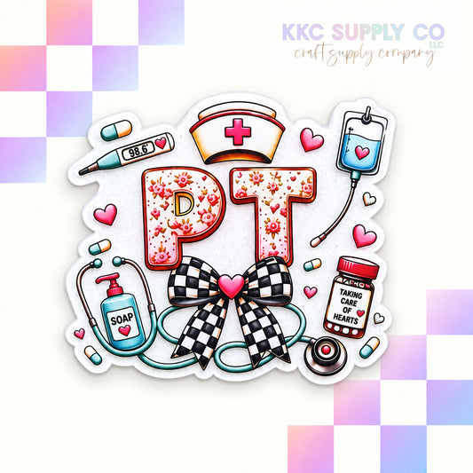PT medical acrylic flatback
