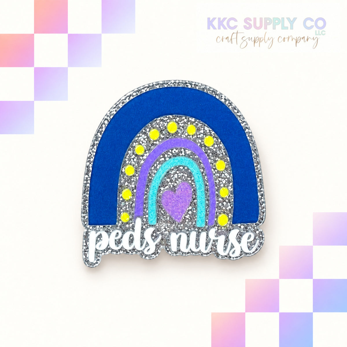 Peds Nurse acrylic flatback - KKC Supply Co