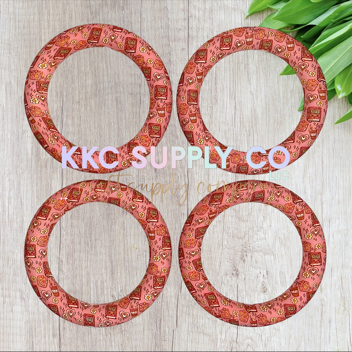 SP241-Bookish Girly Silicone Beads