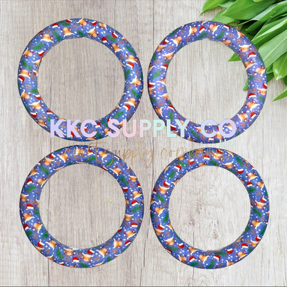 SP239-Holly Jolly Heifer Silicone Beads