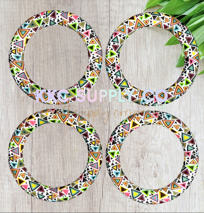SP230-90's Party Printed Silicone Beads