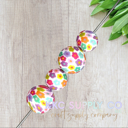 SP236-Flower Power Silicone Beads
