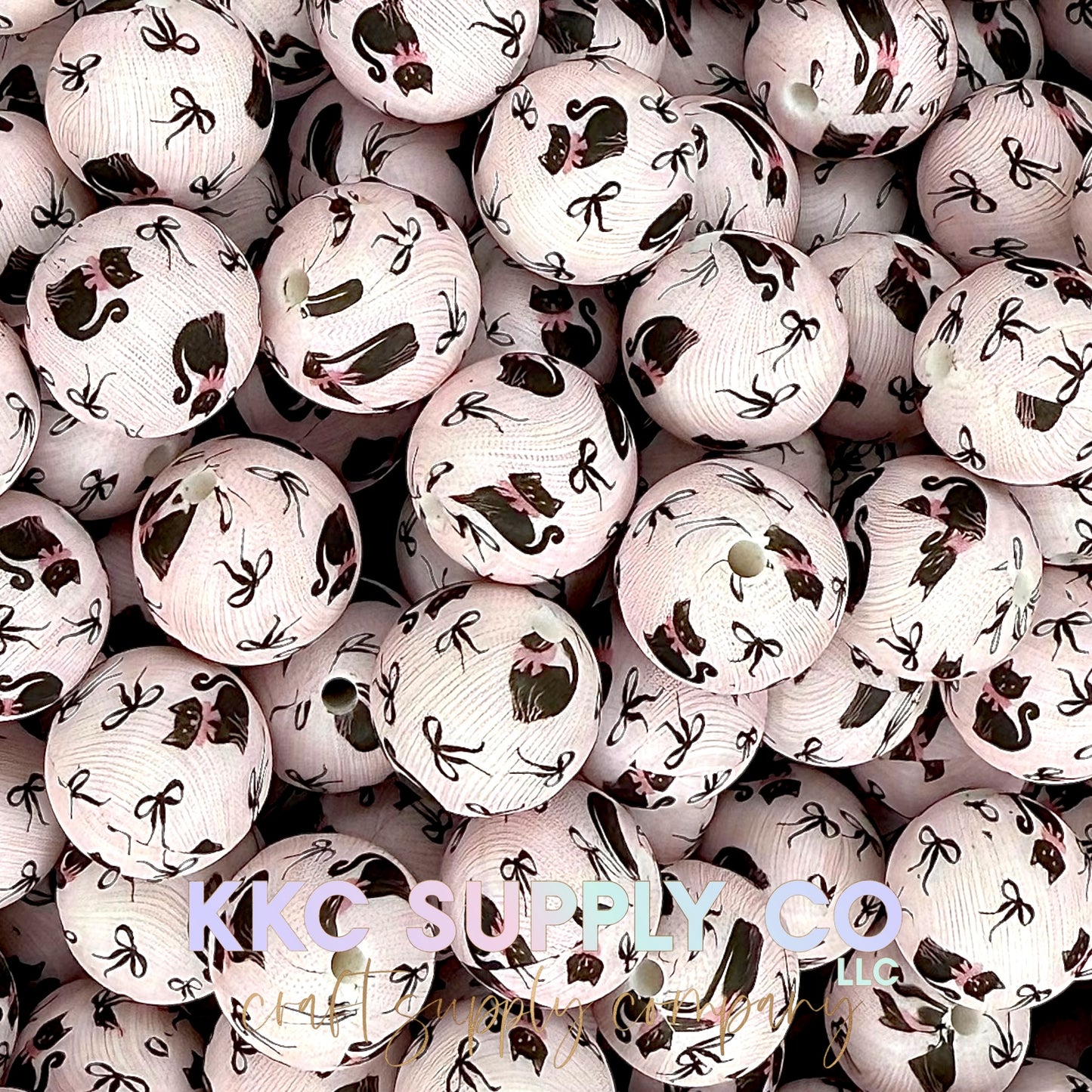 SP242-Bougie Cat Silicone Beads