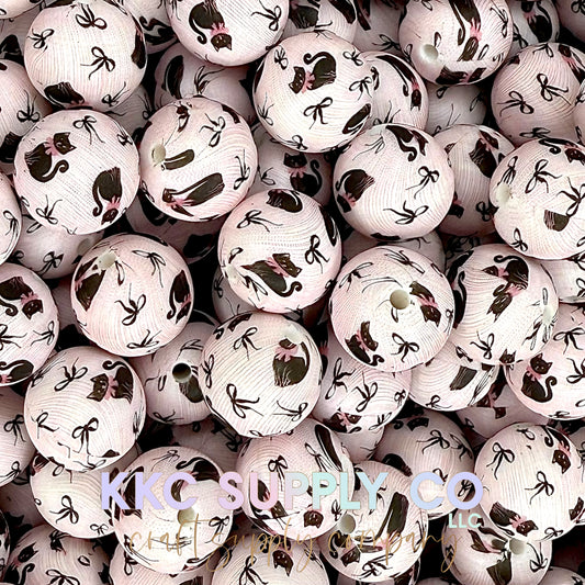 SP242-Bougie Cat Silicone Beads