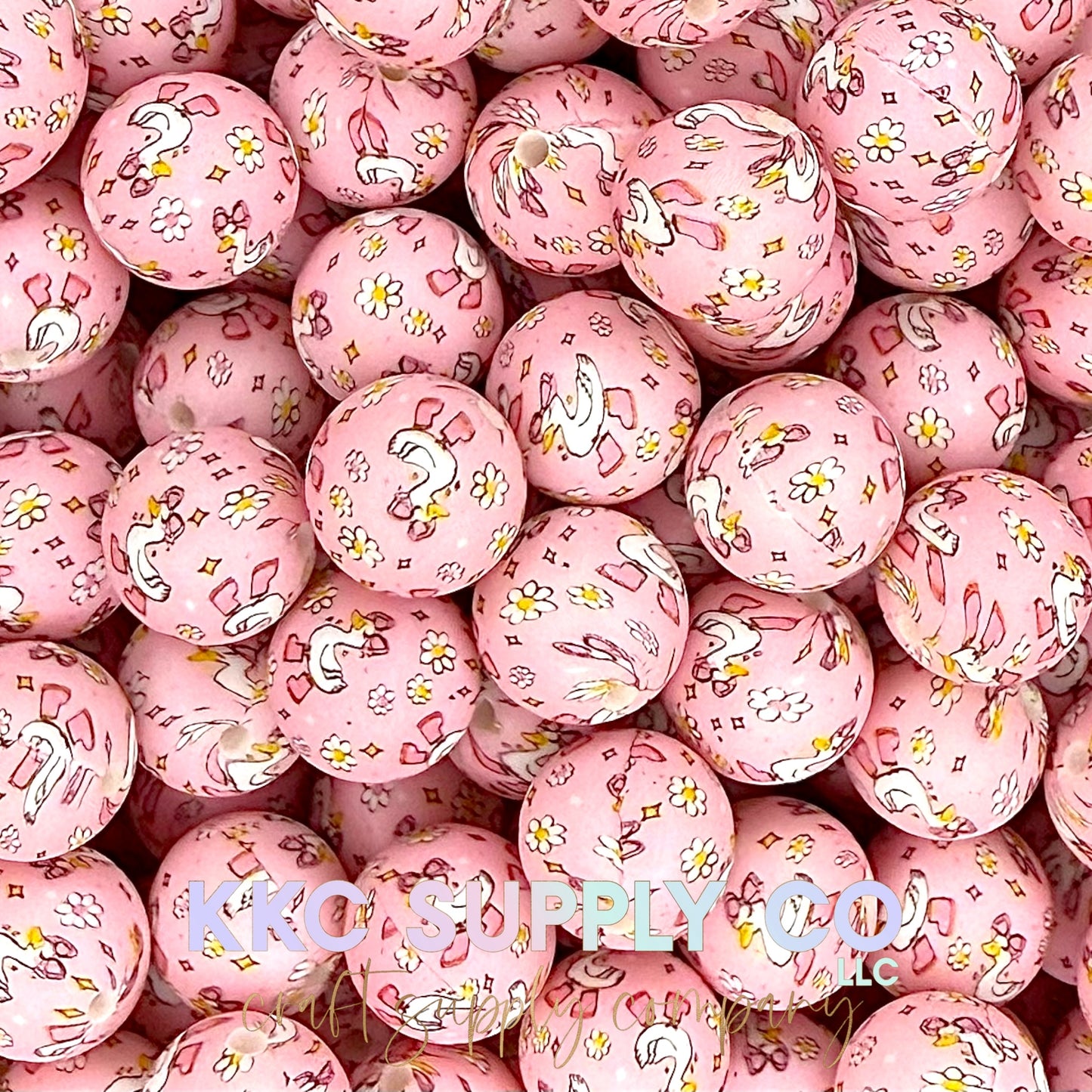 SP226-Goosey Printed Silicone Beads
