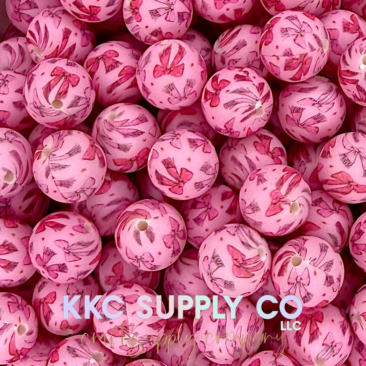 SP225-Girly Western Vibes Printed Silicone Beads