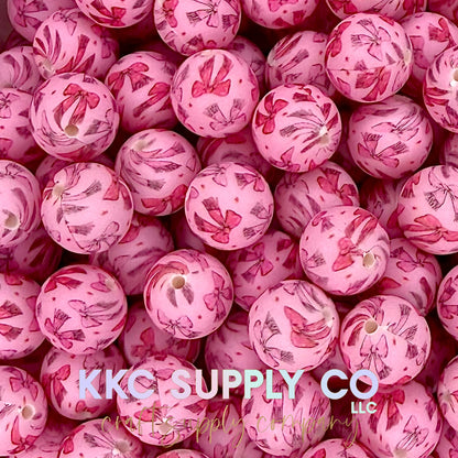 SP225-Girly Western Vibes Printed Silicone Beads