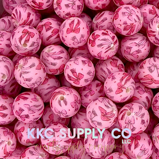 SP225-Girly Western Vibes Printed Silicone Beads