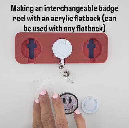 3D Printed Interchangeable Flatback Attachment Set