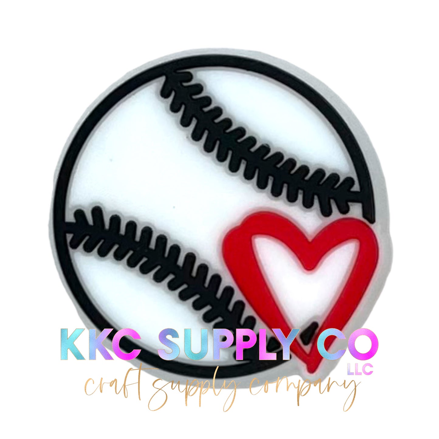 Baseball Love Focal Bead