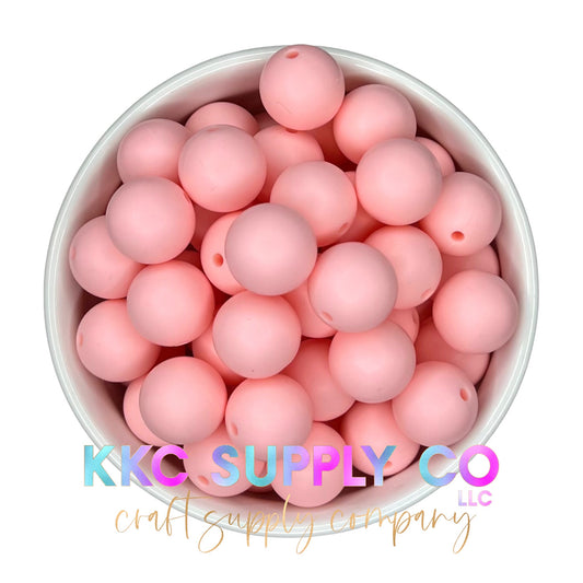 SS26-Mint Coral Solid Silicone Bead 15mm