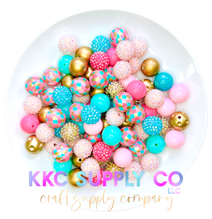 Mermaid Vibes Bubblegum Bead Mix 20mm